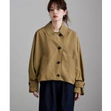 etoll エトル ステンカラードルマンショートトレンチコート | Fashion Letter | 詳細画像9