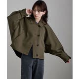 etoll エトル ステンカラードルマンショートトレンチコート | Fashion Letter | 詳細画像14