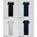 etoll エトル バイカラーポロ襟ニットワンピース | Fashion Letter | 詳細画像19 