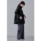 etoll エトル 2wayスタンドカラーAラインコート | Fashion Letter | 詳細画像5 