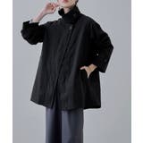 etoll エトル 2wayスタンドカラーAラインコート | Fashion Letter | 詳細画像7 