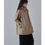 etoll エトル 2wayスタンドカラーAラインコート | Fashion Letter | 詳細画像11 
