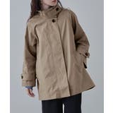 etoll エトル 2wayスタンドカラーAラインコート | Fashion Letter | 詳細画像15 