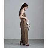 etoll エトル コルセット風ウエストタックオールインワン | Fashion Letter | 詳細画像10 
