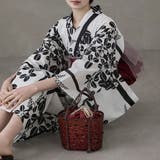 asaka アサカ 巾着付きブラウンかごバッグ | Fashion Letter | 詳細画像14 