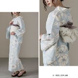 asaka アサカ 綿麻仕立て上がり浴衣＋しわ兵児帯 | Fashion Letter | 詳細画像7 