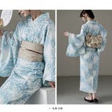 asaka アサカ 綿麻仕立て上がり浴衣＋しわ兵児帯 | Fashion Letter | 詳細画像14 