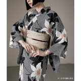 asaka アサカ 綿仕立て上がり浴衣＋しわ兵児帯 | Fashion Letter | 詳細画像13 