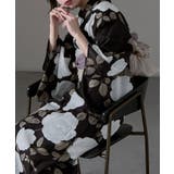 E:白薔薇 黒茶 | asaka アサカ 大人浴衣ブランドasaka | Fashion Letter