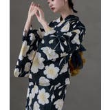 G:秋桜 濃紺 | asaka アサカ 大人浴衣ブランドasaka | Fashion Letter
