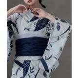 N:露草に花 紺瑠璃 | asaka アサカ 大人浴衣ブランドasaka | Fashion Letter