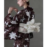 Q:百合 栗色 | asaka アサカ 大人浴衣ブランドasaka | Fashion Letter
