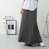 aity アイティ ミニ裏毛裾切りっぱなしフレアスカート | Fashion Letter | 詳細画像1 