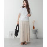 ライトベージュ | aity アイティ ミニ裏毛裾切りっぱなしフレアスカート | Fashion Letter