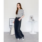 aity アイティ ボーダー5分袖トップス | Fashion Letter | 詳細画像3 