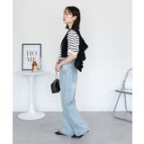 aity アイティ ボーダーパフスリーブトップス | Fashion Letter | 詳細画像15 