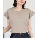 グレージュ | aity アイティ フレンチスリーブTシャツ | Fashion Letter