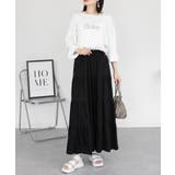 aity アイティ 4段ティアードマキシスカート | Fashion Letter | 詳細画像2 