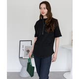 aity アイティ 2×2リブプチハイネック半袖Tシャツ | Fashion Letter | 詳細画像15 