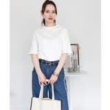 オフホワイト | aity アイティ 2×2リブプチハイネック半袖Tシャツ | Fashion Letter