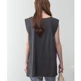 aity アイティ 肩タックノースリーブボートネックTシャツ | Fashion Letter | 詳細画像7 