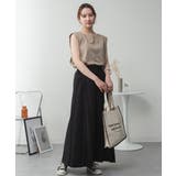 aity アイティ 肩タックノースリーブボートネックTシャツ | Fashion Letter | 詳細画像12 