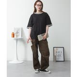 aity アイティ 配色袖リブライン入りTシャツ | Fashion Letter | 詳細画像11 