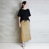 aity アイティ ウエストリブストレッチツイルロングスカート | Fashion Letter | 詳細画像12 