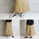 aity アイティ ウエストリブストレッチツイルロングスカート | Fashion Letter | 詳細画像15 