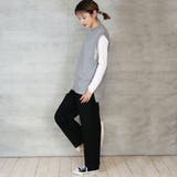 aity アイティ ツイルタックワイドパンツ | Fashion Letter | 詳細画像11 