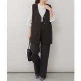 ブラック | aity アイティ ツイルノーカラージレ | Fashion Letter