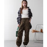 カーキ | aity アイティ リラックスワイドパラシュートパンツ | Fashion Letter
