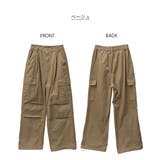 aity アイティ ツイルワイドカーゴパンツ | Fashion Letter | 詳細画像19 