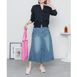 aity アイティ ストレッチデニムベイカースカート | Fashion Letter | 詳細画像5 