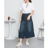aity アイティ ストレッチデニムベイカースカート | Fashion Letter | 詳細画像11 