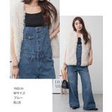 aity アイティ デニムサロペットワイドパンツ | Fashion Letter | 詳細画像6