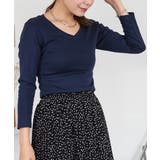 aity アイティ Vネック8分袖スリーブ | Fashion Letter | 詳細画像9 