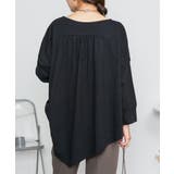 aity アイティ アシメトリー裾タックロングスリーブTシャツ | Fashion Letter | 詳細画像6 