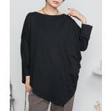 aity アイティ アシメトリー裾タックロングスリーブTシャツ | Fashion Letter | 詳細画像7 