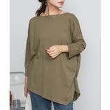 aity アイティ アシメトリー裾タックロングスリーブTシャツ | Fashion Letter | 詳細画像9 