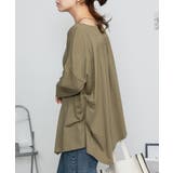 aity アイティ アシメトリー裾タックロングスリーブTシャツ | Fashion Letter | 詳細画像10 