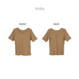 aity アイティ Vネック5分袖コットンリブT | Fashion Letter | 詳細画像14 