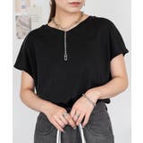 aity アイティ VネックフレンチTシャツ | Fashion Letter | 詳細画像3 