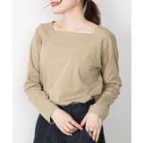 aity アイティ コットンスクエアネック無地カットソー | Fashion Letter | 詳細画像10 