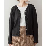 ブラック | aity アイティ パールボタン | Fashion Letter