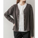 チャコールグレー | aity アイティ パールボタン | Fashion Letter