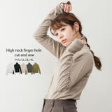 aity アイティ ハイネック指穴付きカットソー | Fashion Letter | 詳細画像1 