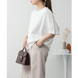 オフホワイト | aity アイティ コットンコクーンTシャツ | Fashion Letter