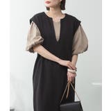 グレーベージュ | aity アイティ コットンパフスリーブ半袖Tシャツ | Fashion Letter