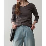 aity アイティ Vネック7分袖カットソー | Fashion Letter | 詳細画像6 